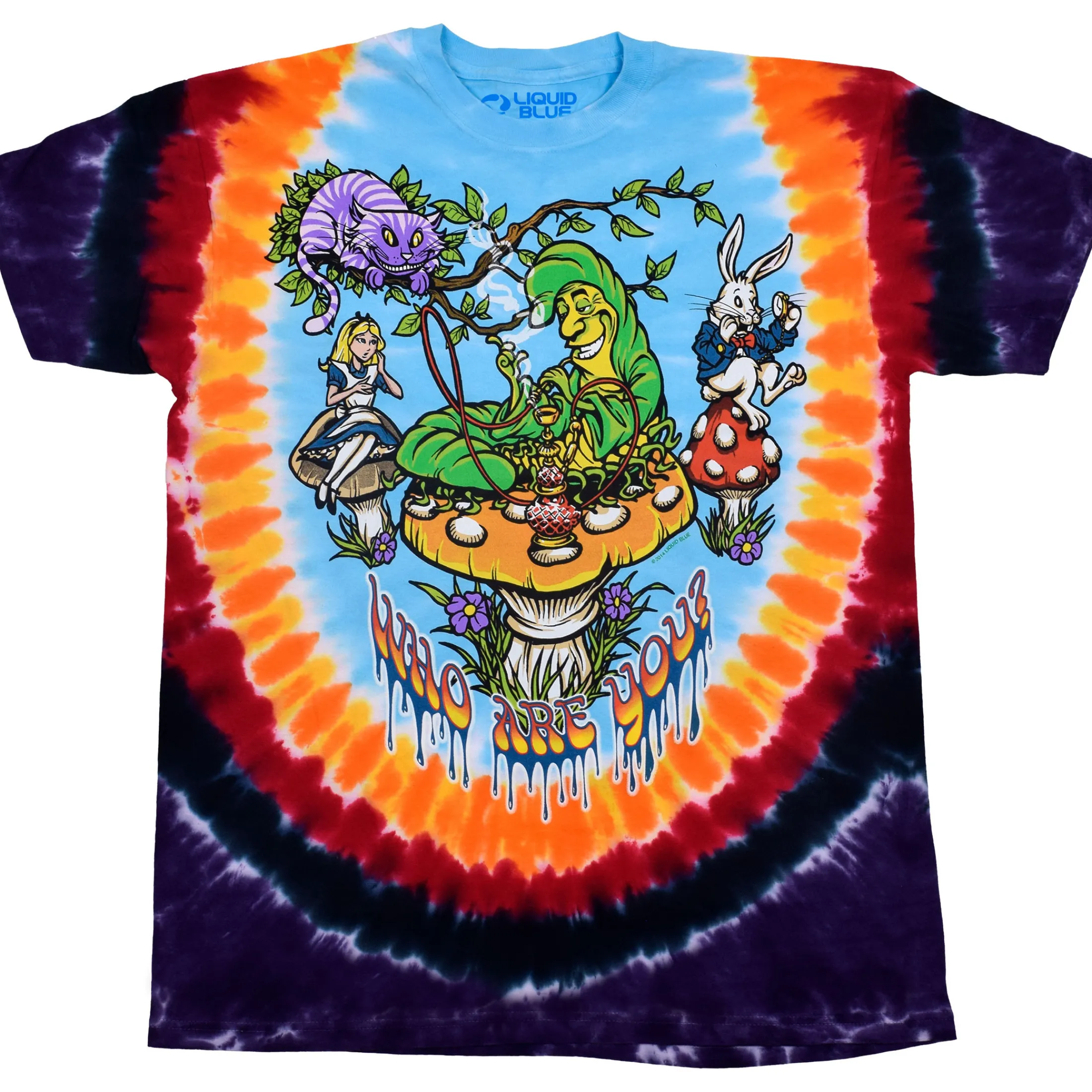 Best All Mad Here Tie-Dye T-Shirt T-Shirt | Light Fantasy