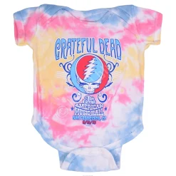 New American Music Hall Spiral Tie-Dye Onesie Kids Onesies | Grateful Dead