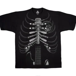 Sale Amped Up Black T-Shirt T-Shirt | Musica