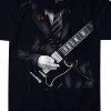 Clearance Angus Young Black T-Shirt T-Shirt | Ac-Dc