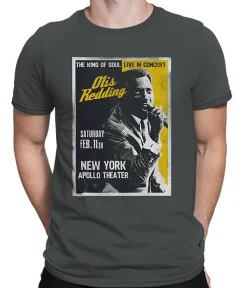 Discount Apollo Theatre Grey Athletic T-Shirt Athletic T-Shirt | Otis Redding