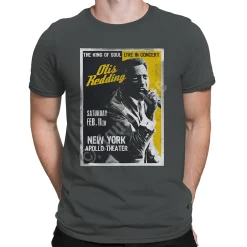 Discount Apollo Theatre Grey Athletic T-Shirt Athletic T-Shirt | Otis Redding