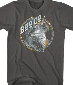 Best Bad Company Wolf Grey T-Shirt T-Shirt | Bad Company