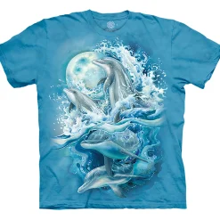 Online Bergsma Dolphins Classic Cotton T-Shirt T-Shirt | Aquatic