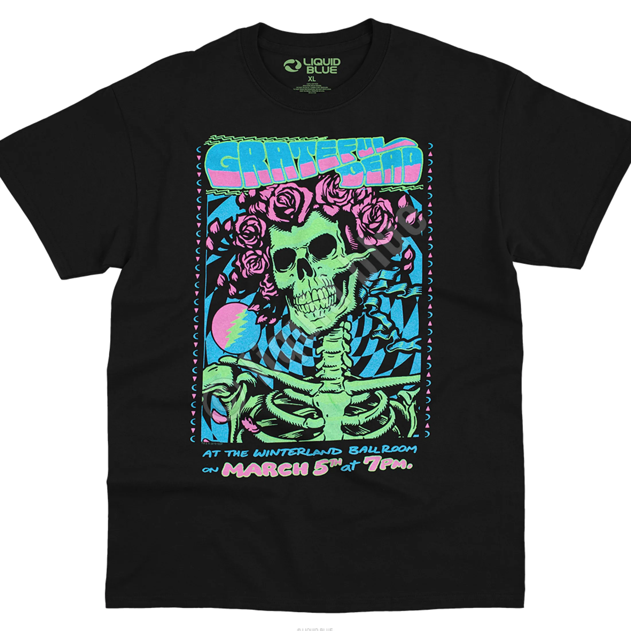 Discount Bertha Blacklight Black T-Shirt T-Shirt | Blacklight