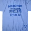 New Bethel Bus Blue Poly-Cotton T-Shirt Poly-Cotton T-Shirt | Woodstock