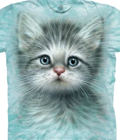 Fashion Blue Eyed Kitten Kids' T-Shirt Kids Youth | Pets