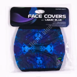 Outlet Blue Mandala Tie-Dye Face Covering Face Coverings | Liquid Blue