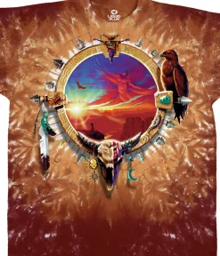 New Canyon Sunset Tie-Dye T-Shirt T-Shirt | American West