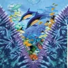 Discount Caribbean Treasure Tie-Dye T-Shirt T-Shirt | Aquatic