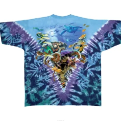 Discount Caribbean Treasure Tie-Dye T-Shirt T-Shirt | Aquatic