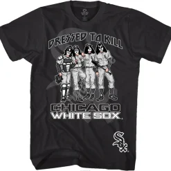 Sale Chicago White Sox Dressed to Kill Black T-Shirt T-Shirt | Chicago White Sox
