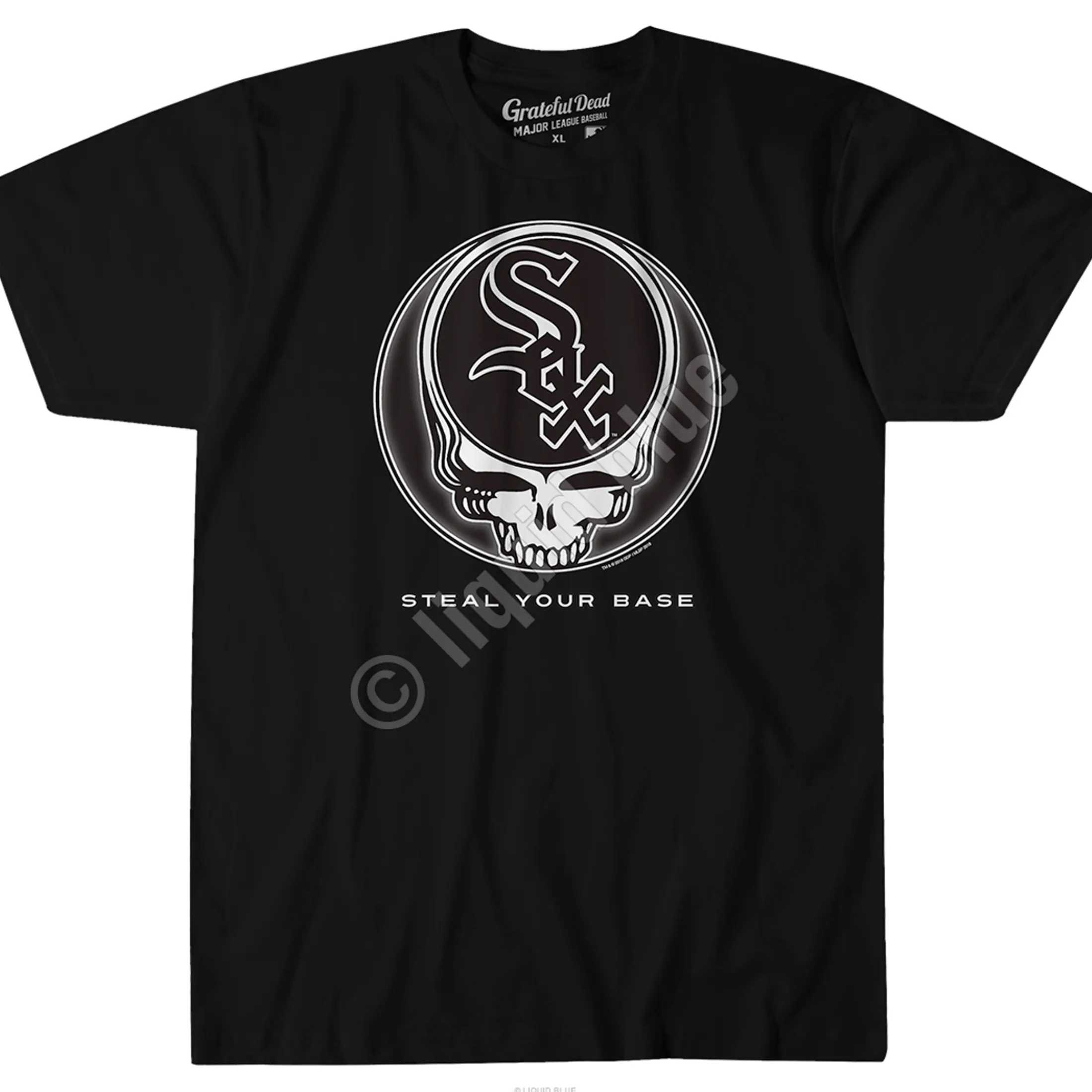 Online Chicago White Sox Steal Your Base Black Athletic T-Shirt Athletic T-Shirt | Chicago White Sox