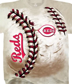 Online Cincinnati Reds Hardball Tie-Dye T-Shirt T-Shirt | Cincinnati Reds
