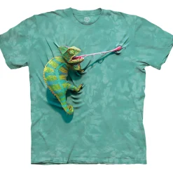 New Climbing Chameleon Kids' T-Shirt Kids Youth | Reptiles And Amphibians