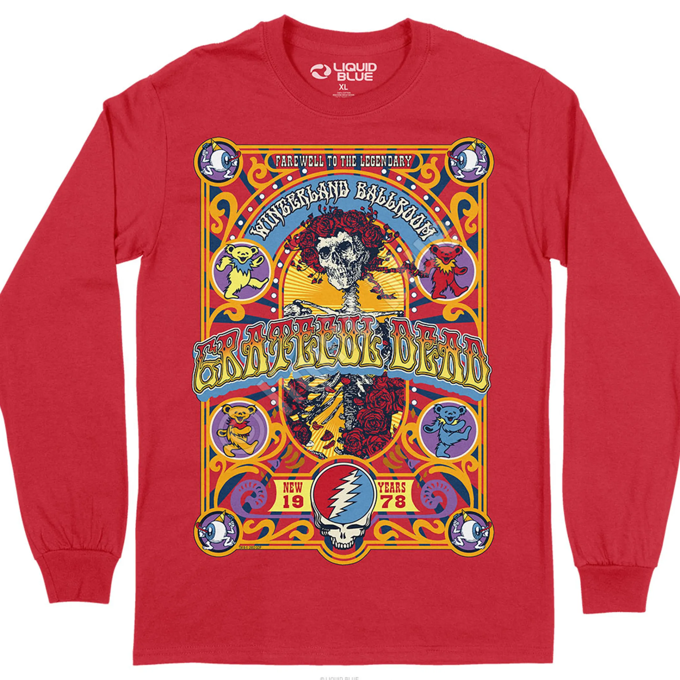 Clearance Closing Of Winterland Long Sleeve T-Shirt Long Sleeve | Grateful Dead