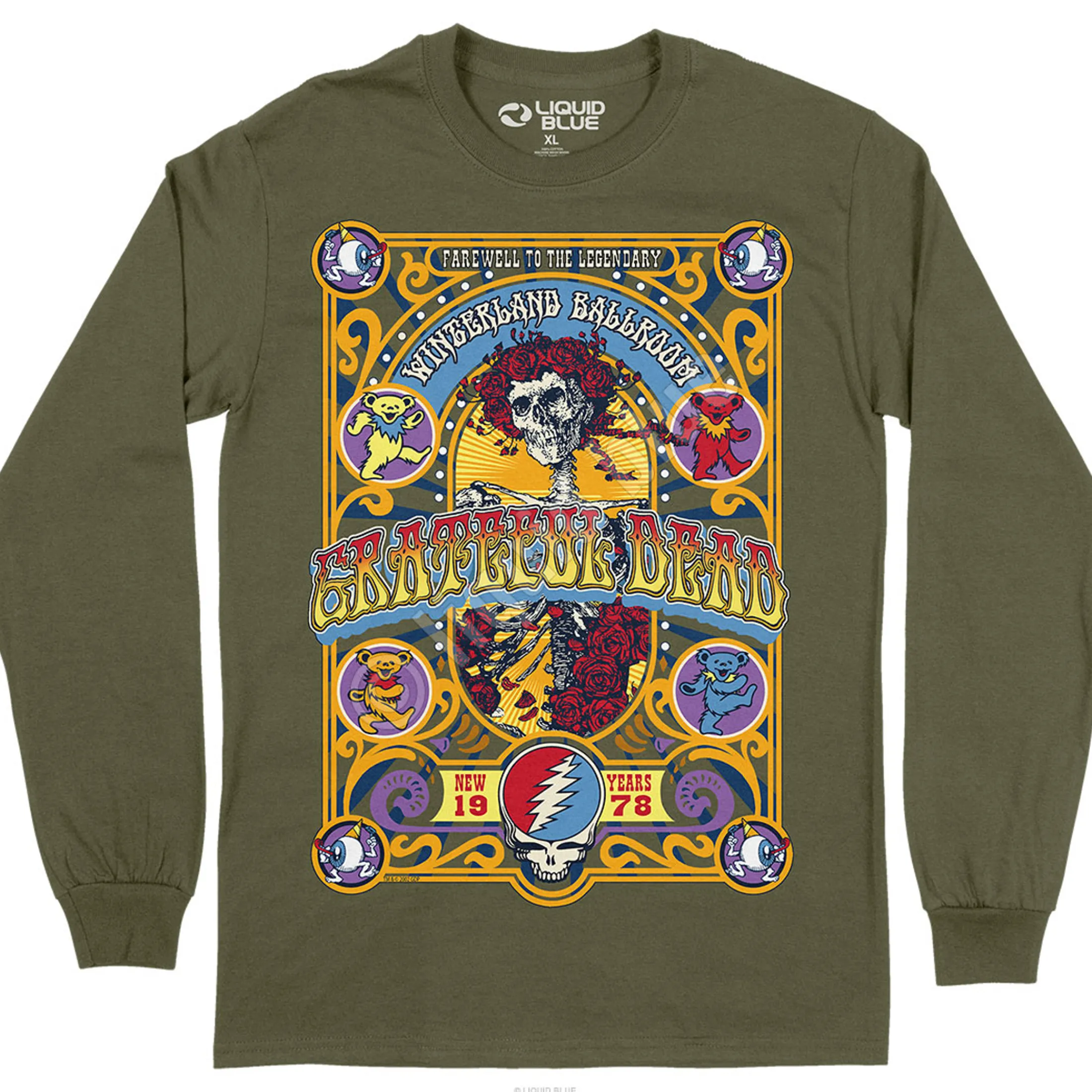 Clearance Closing Of Winterland Long Sleeve T-Shirt Long Sleeve | Grateful Dead