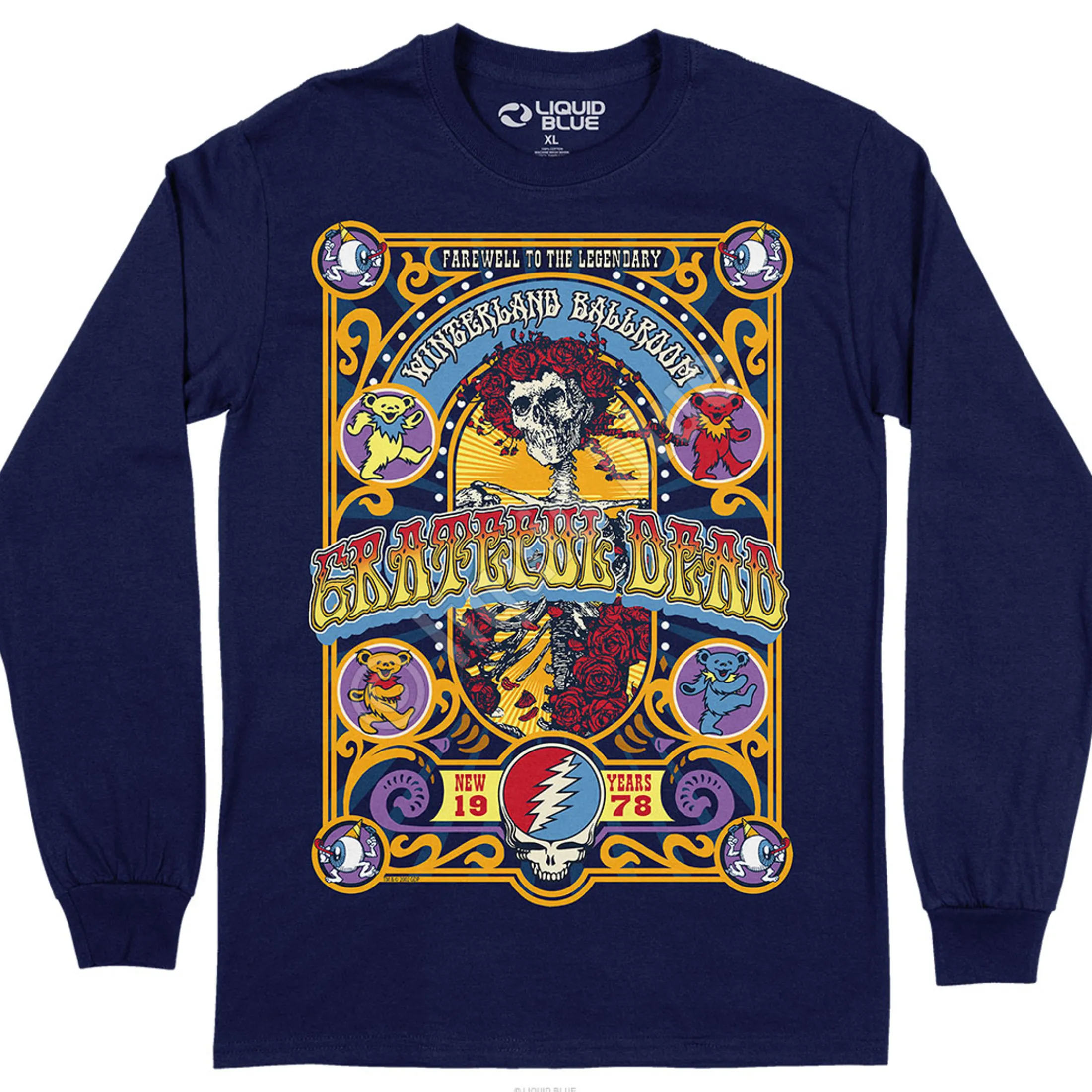 Clearance Closing Of Winterland Long Sleeve T-Shirt Long Sleeve | Grateful Dead