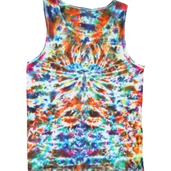 Outlet Crazy Krinkle Unprinted Tie-Dye Tank Top T-Shirt Unprinted Tie-Dyes | Unprinted Tie-Dye