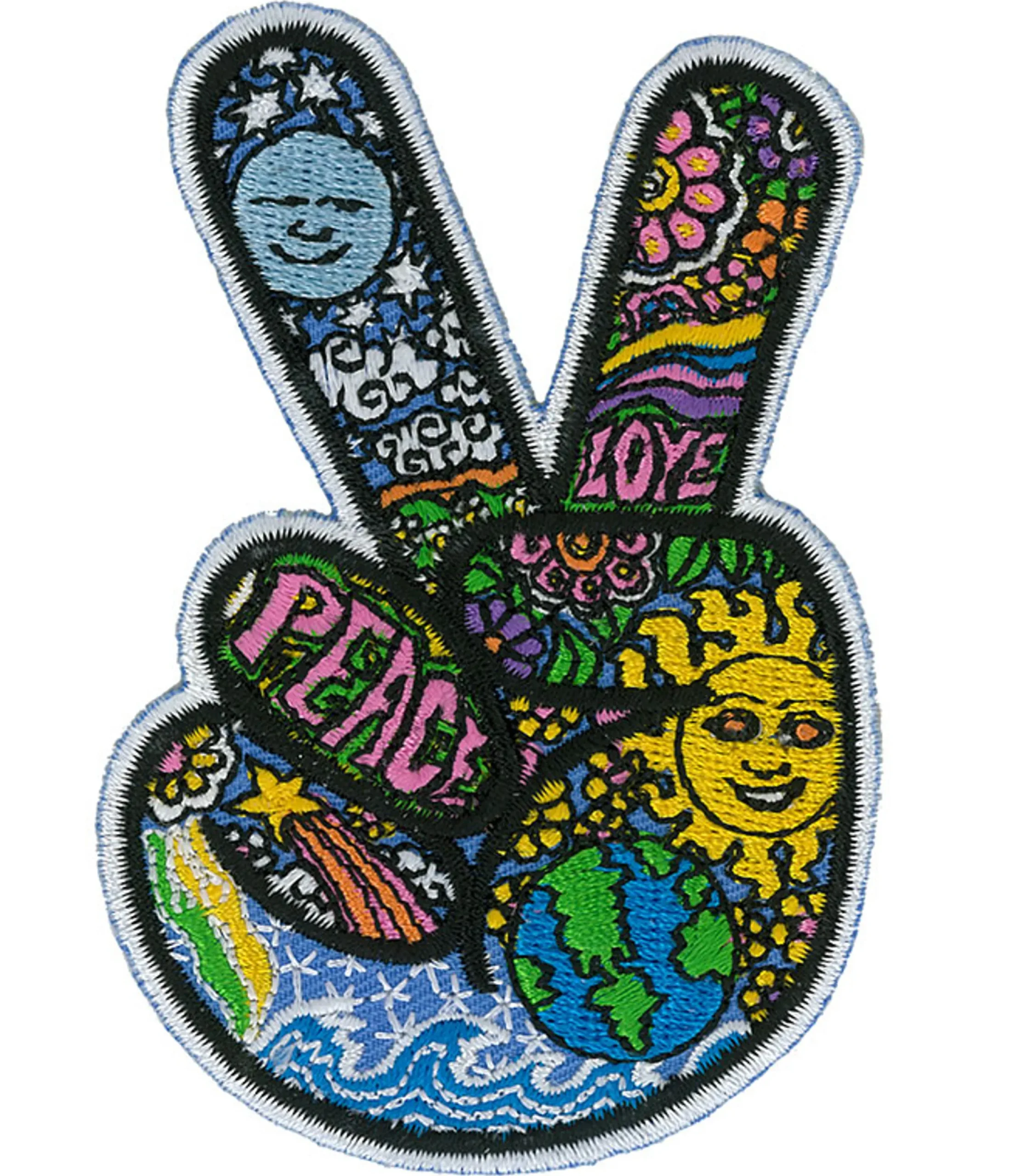 Hot Dan Morris Peace Finger Patch Patches | Americana