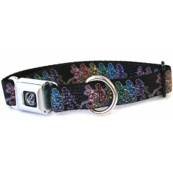 New Dancing Skeletons Dog Collar Sm Black Grateful Dead | Classic