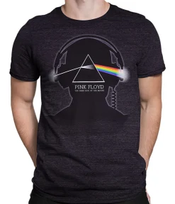 Fashion Dark Side Beats Dark Heather Tri-Blend T-Shirt Tri-Blend T-Shirt | Pink Floyd