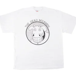 New Dead Milkmen Cow Logo White T-Shirt T-Shirt | The Dead Milkmen