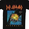 Online Def Leppard Pyromania Black T-Shirt T-Shirt | Def Leppard