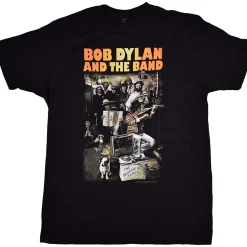 Fashion Dylan Basement Tapes Black T-Shirt T-Shirt | Bob Dylan