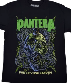 New Far Beyond Black T-Shirt T-Shirt | Pantera