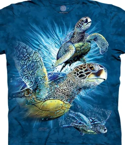 Online Find 9 Sea Turtles Kids' T-Shirt Kids Youth | Aquatic