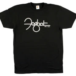 Best Foghat Established 1971 Black T-Shirt T-Shirt | Foghat
