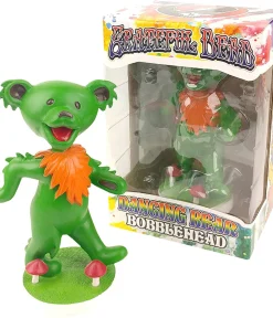 Best GD Bobblehead Dancing Bear Green Grateful Dead