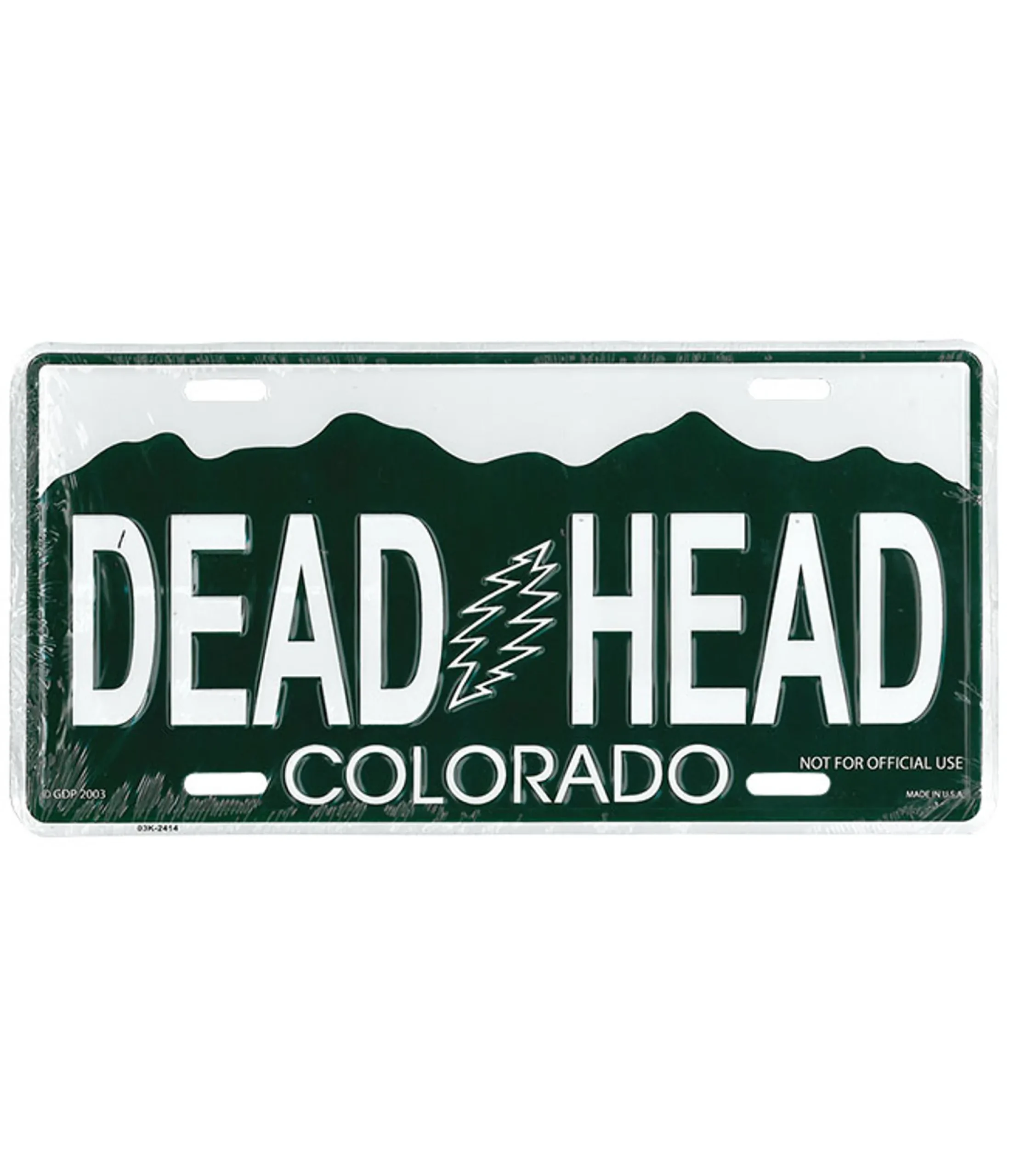 Outlet GD Colorado License Plate License Plates | Grateful Dead