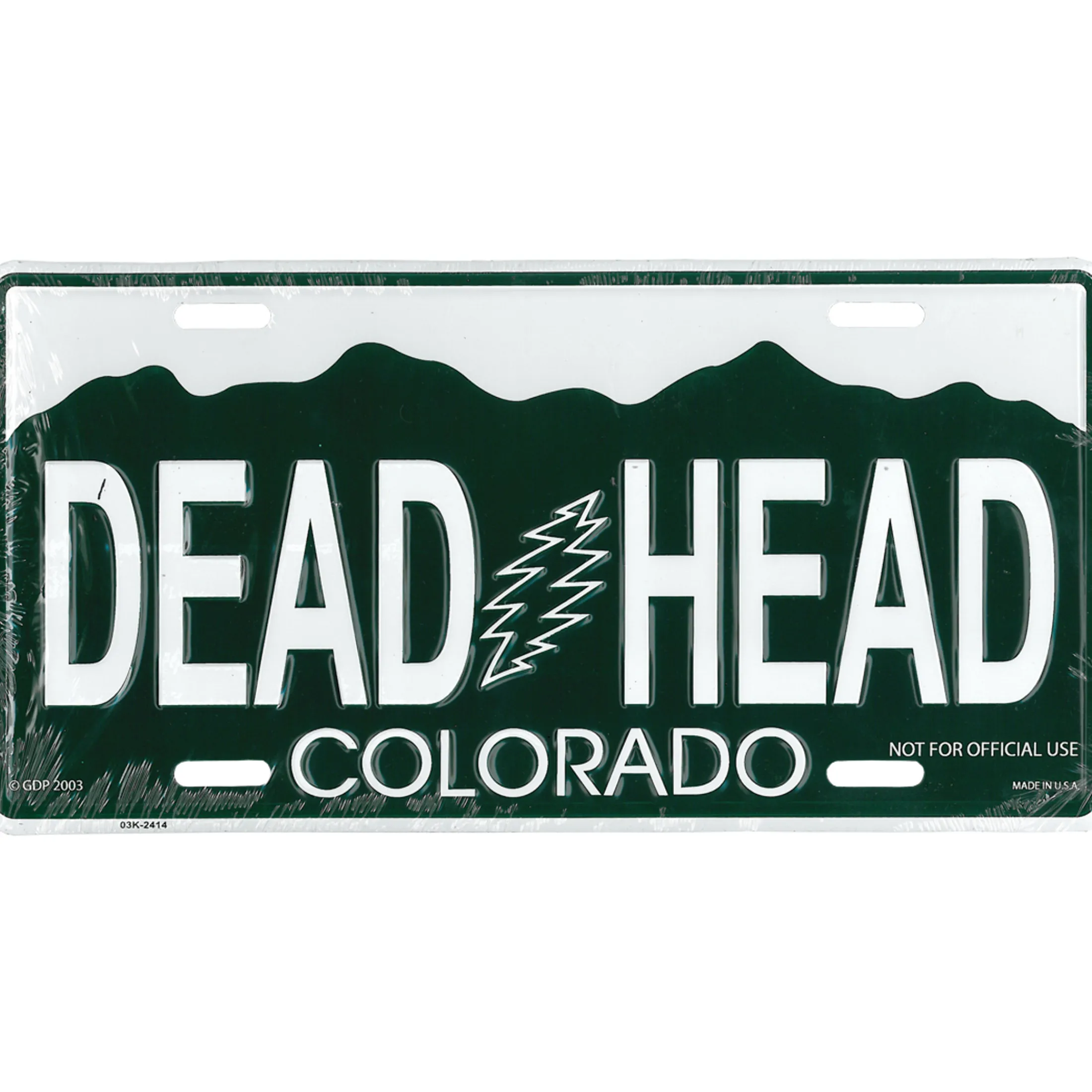 Outlet GD Colorado License Plate License Plates | Grateful Dead