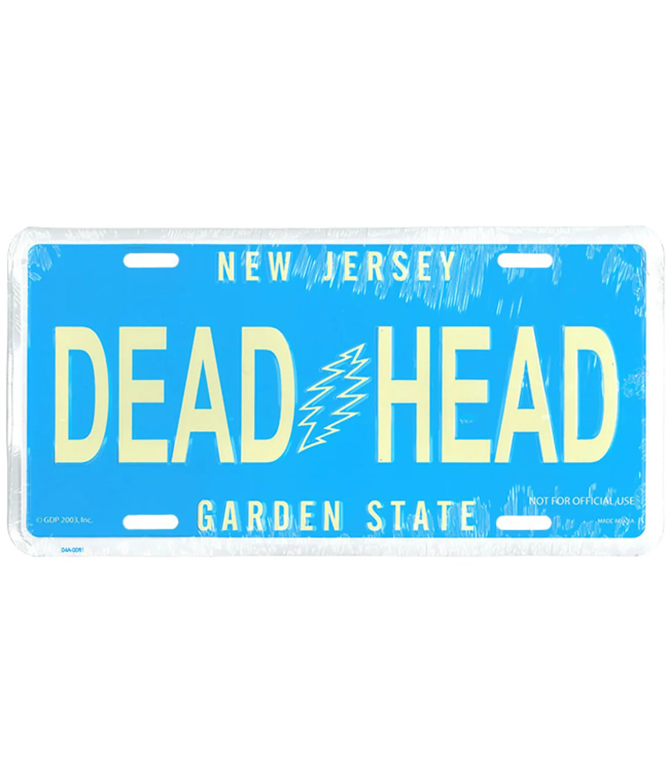 Hot GD New Jersey License Plate License Plates | Grateful Dead
