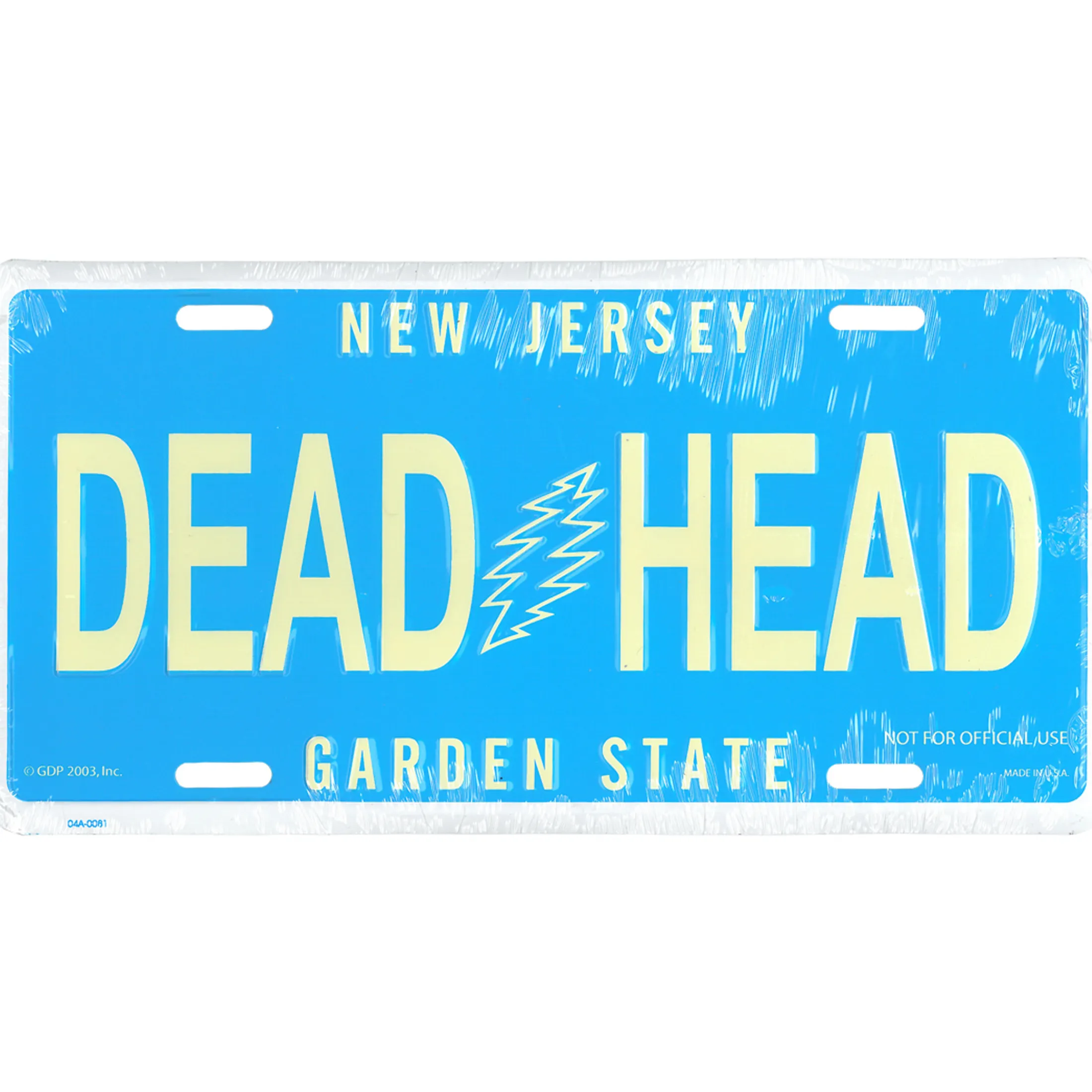 Hot GD New Jersey License Plate License Plates | Grateful Dead
