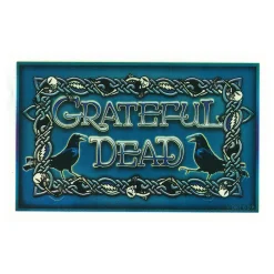 Online GD Skeleton & Crow Weave Sticker Grateful Dead | Classic