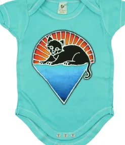 Outlet GD Steal Your Kitty Green Onesie Kids Onesies | Grateful Dead