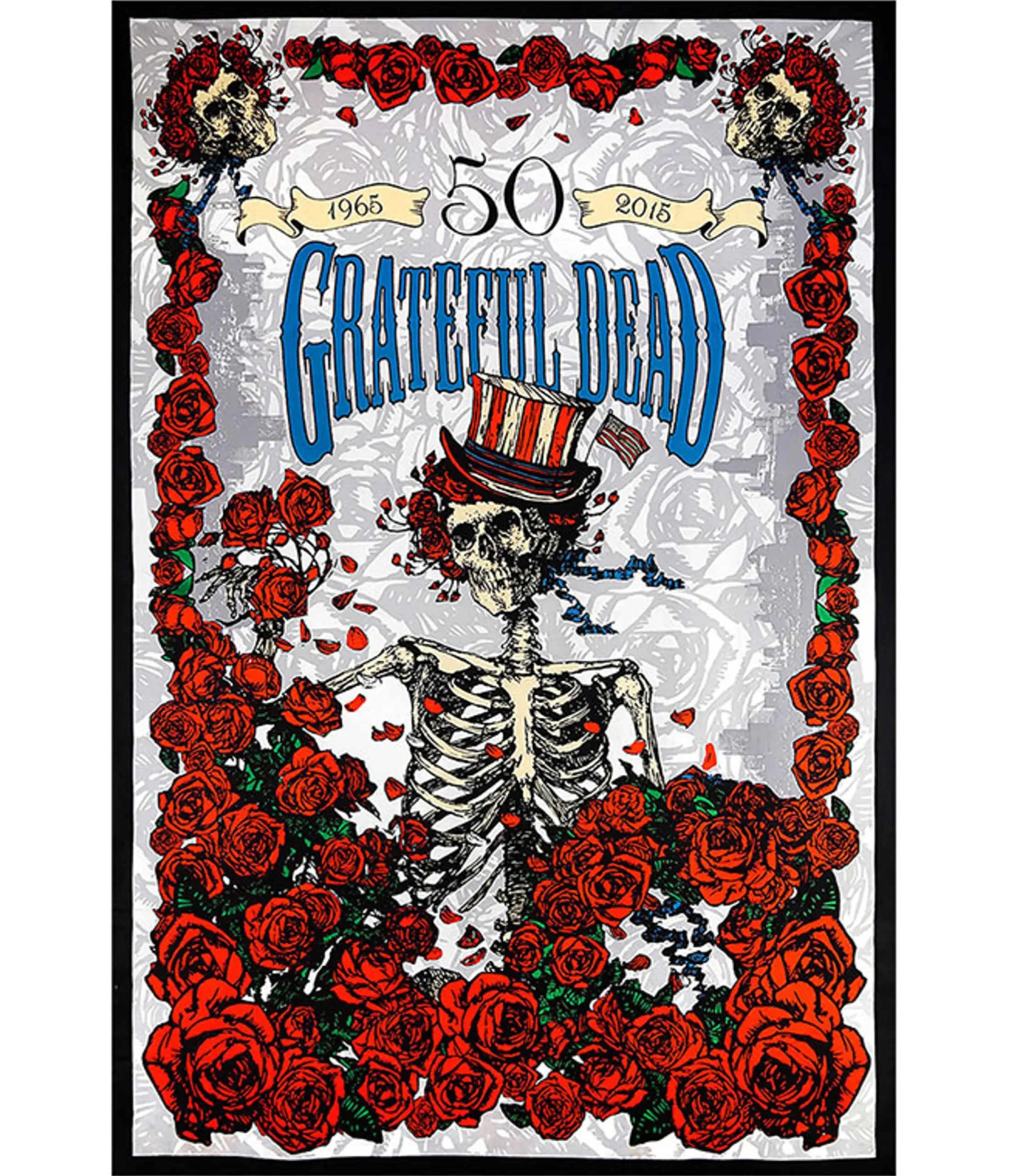 Best GD 50th Anniversary 3D Tapestry Grateful Dead | Classic