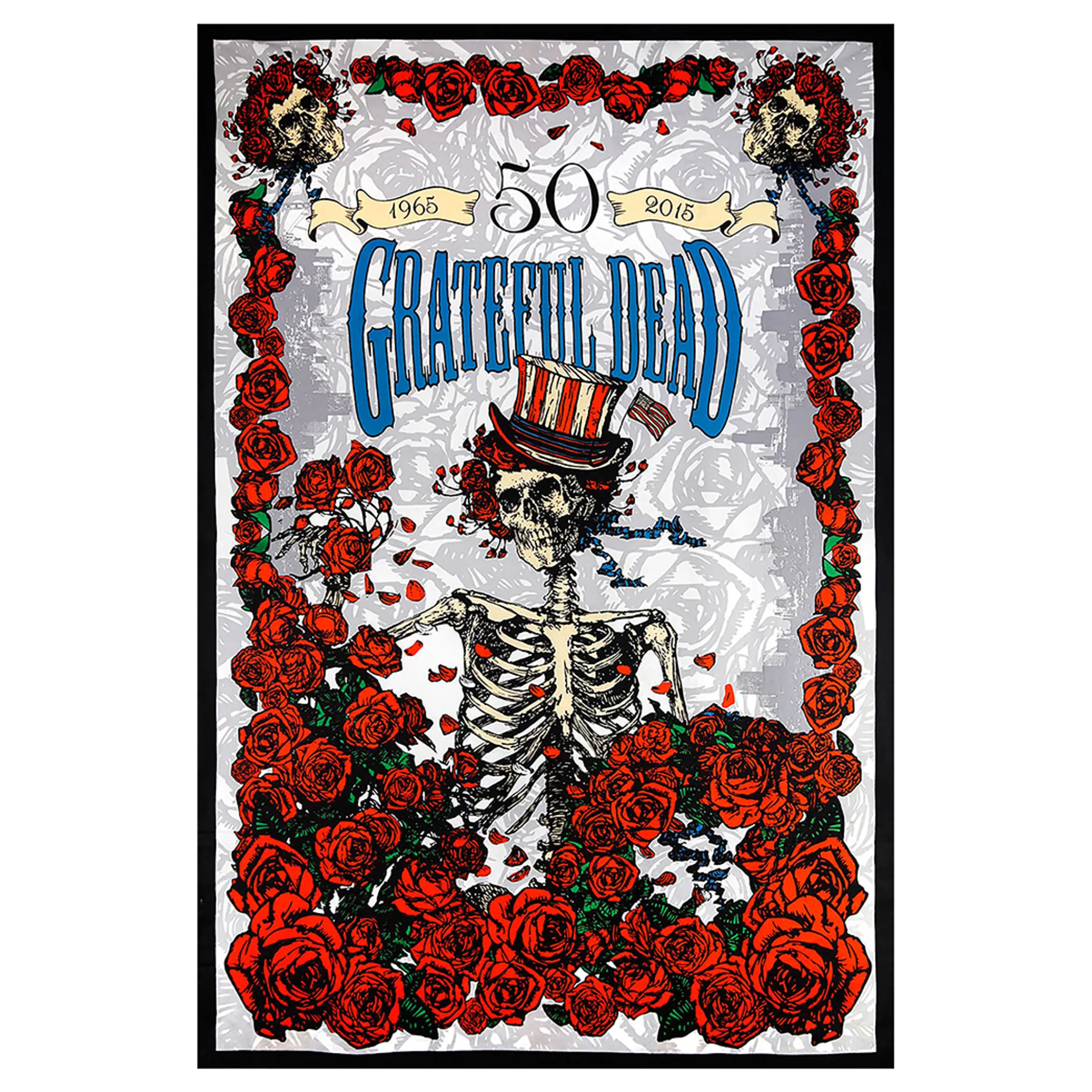 Best GD 50th Anniversary 3D Tapestry Grateful Dead | Classic