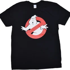 Sale Ghostbusters Symbol Black T-Shirt T-Shirt | Ghostbusters