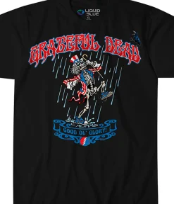New Good Ol Glory Custom T-Shirt T-Shirt | Grateful Dead