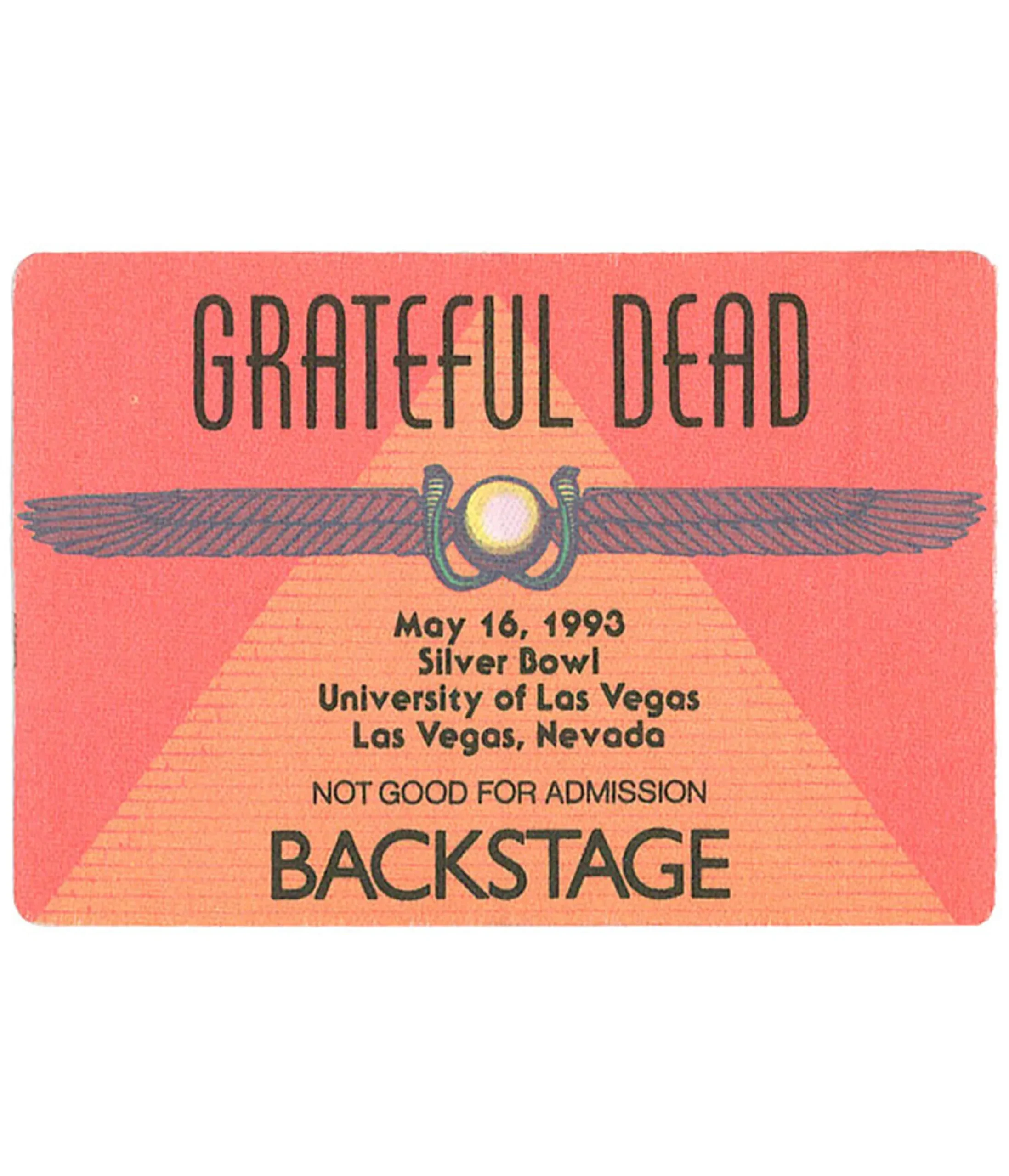 Outlet Grateful Dead 1993 05-16 Backstage Pass Grateful Dead