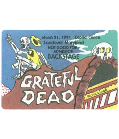 Best Grateful Dead 1991 03-21 Backstage Pass Grateful Dead