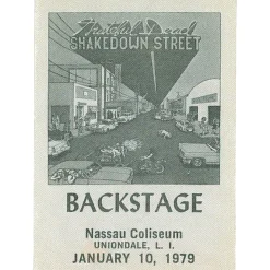 Fashion Grateful Dead 1979 01-10 Backstage Pass Grateful Dead