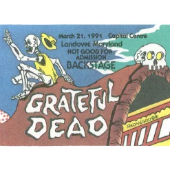 Best Grateful Dead 1991 03-21 Backstage Pass Grateful Dead