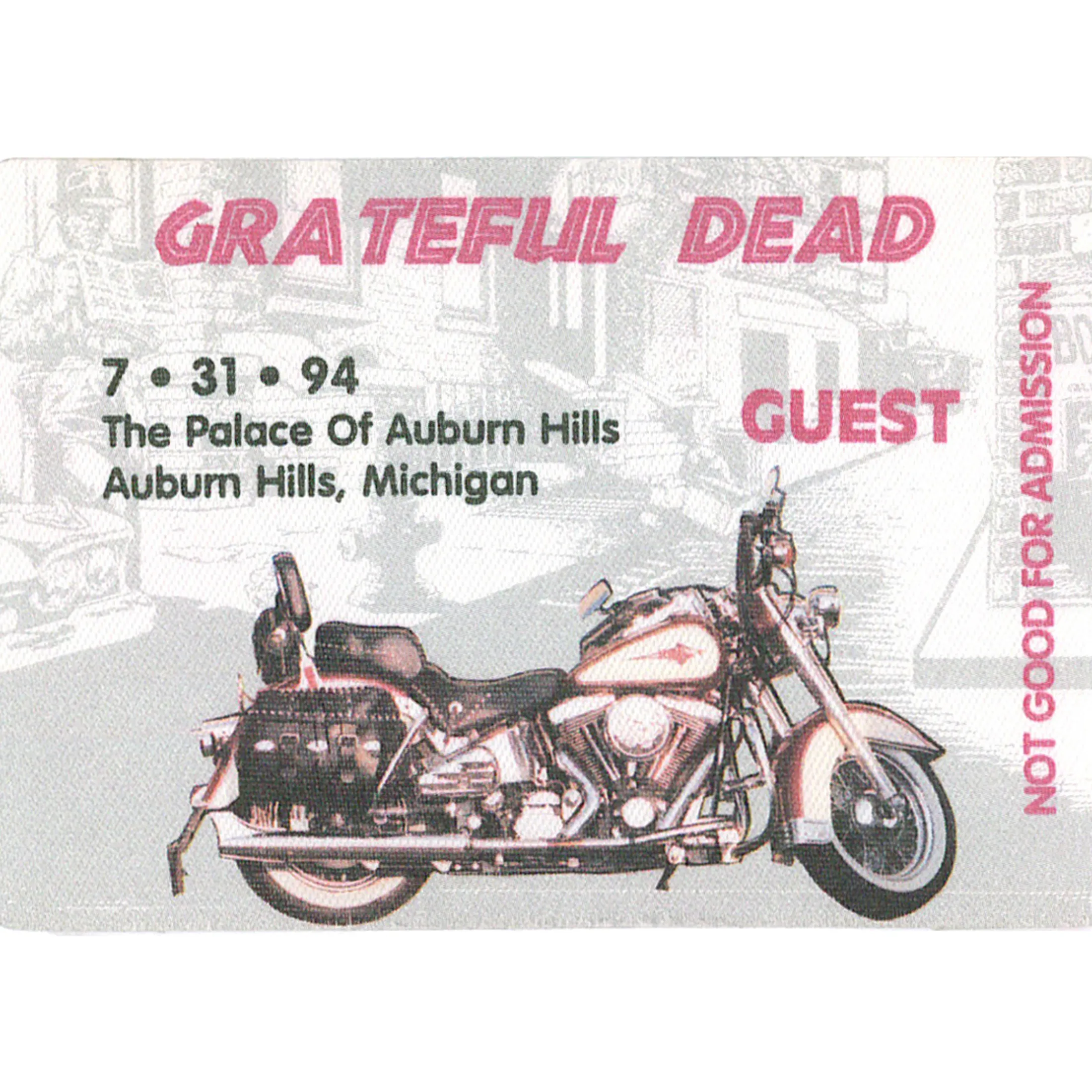 Best Grateful Dead 1994 07-31 Backstage Pass Grateful Dead