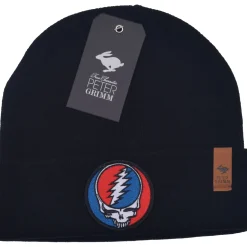 Sale Grateful Dead Steal Your Face Black Beanie Hats | Grateful Dead
