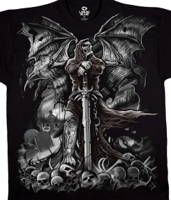 Sale Gravestone Reaper Black T-Shirt T-Shirt | Halloween
